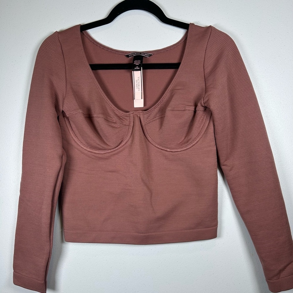 NWT Victoria Secret Body Contour Mauve Color Top. #bodycon